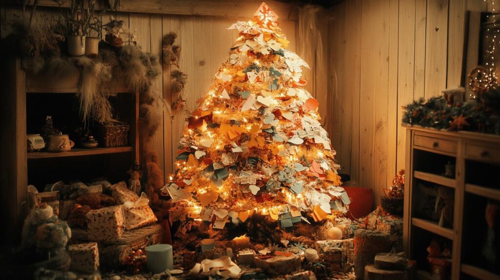 Comment faire un sapin de Noël fait main en tissu recyclé ?